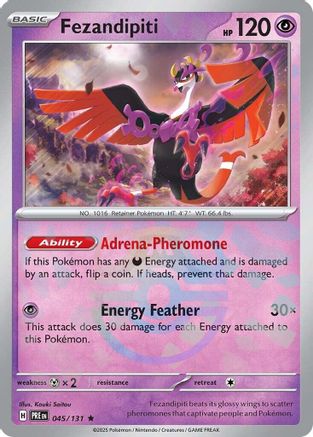 Fezandipiti (045/131) (Master Ball Pattern) [Scarlet & Violet: Prismatic Evolutions]-1