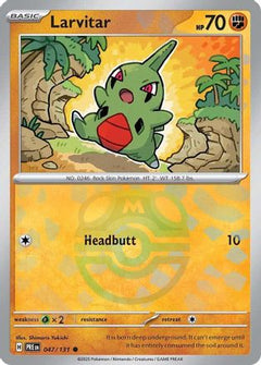 Larvitar (047/131) (Master Ball Pattern) [Scarlet & Violet: Prismatic Evolutions]-1