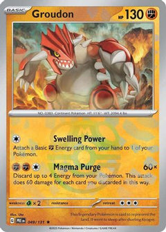 Groudon (049/131) (Master Ball Pattern) [Scarlet & Violet: Prismatic Evolutions]-1
