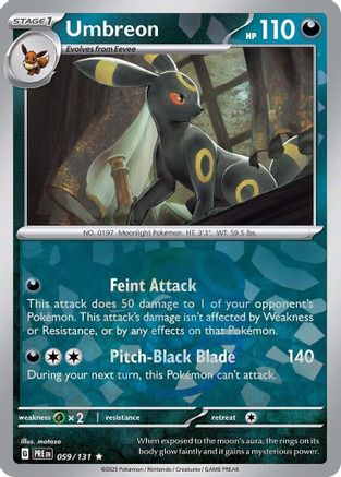 Umbreon (059/131) (Master Ball Pattern) [Scarlet & Violet: Prismatic Evolutions]-1