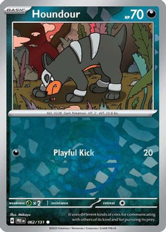 Houndour (062/131) (Master Ball Pattern) [Scarlet & Violet: Prismatic Evolutions]-1