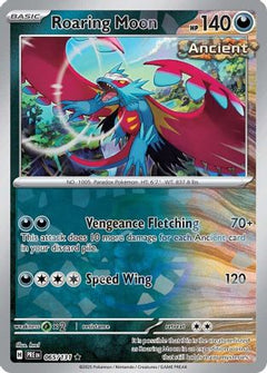 Roaring Moon (065/131) (Master Ball Pattern) [Scarlet & Violet: Prismatic Evolutions]-1