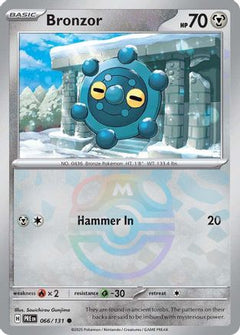 Bronzor (066/131) (Master Ball Pattern) [Scarlet & Violet: Prismatic Evolutions]-1