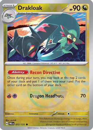 Drakloak (072/131) (Master Ball Pattern) [Scarlet & Violet: Prismatic Evolutions]-1