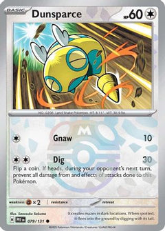 Dunsparce (079/131) (Master Ball Pattern) [Scarlet & Violet: Prismatic Evolutions]-1