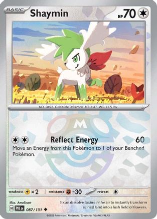 Shaymin (087/131) (Master Ball Pattern) [Scarlet & Violet: Prismatic Evolutions]-1