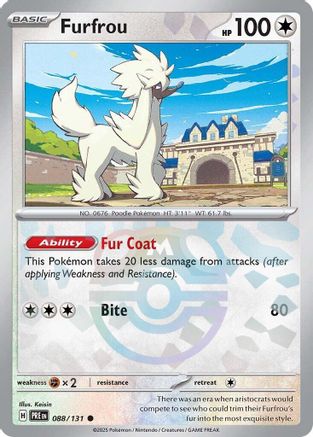 Furfrou (088/131) (Master Ball Pattern) [Scarlet & Violet: Prismatic Evolutions]-1