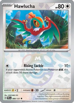 Hawlucha (089/131) (Master Ball Pattern) [Scarlet & Violet: Prismatic Evolutions]-1
