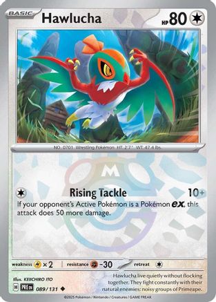 Hawlucha (089/131) (Master Ball Pattern) [Scarlet & Violet: Prismatic Evolutions]-1