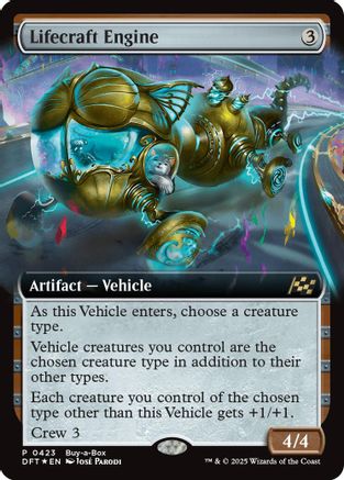 Lifecraft Engine (Extended Art) (Buy-A-Box) [Aetherdrift Promos]-1