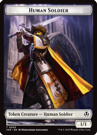 Human Soldier (0003) // Clue Double-Sided Token [Innistrad Remastered Tokens]-3