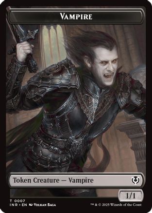 Vampire (0007) // Vampire (0008) Double-Sided Token (INR-7 // 8) - Innistrad Remastered-1