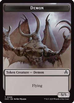 Demon // Human Cleric Double-Sided Token [Innistrad Remastered Tokens]-4