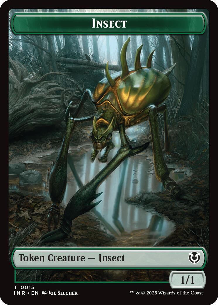 Insect // Spider Double-Sided Token [Innistrad Remastered Tokens]-1