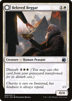 Beloved Beggar // Generous Soul [Innistrad: Midnight Hunt]-3