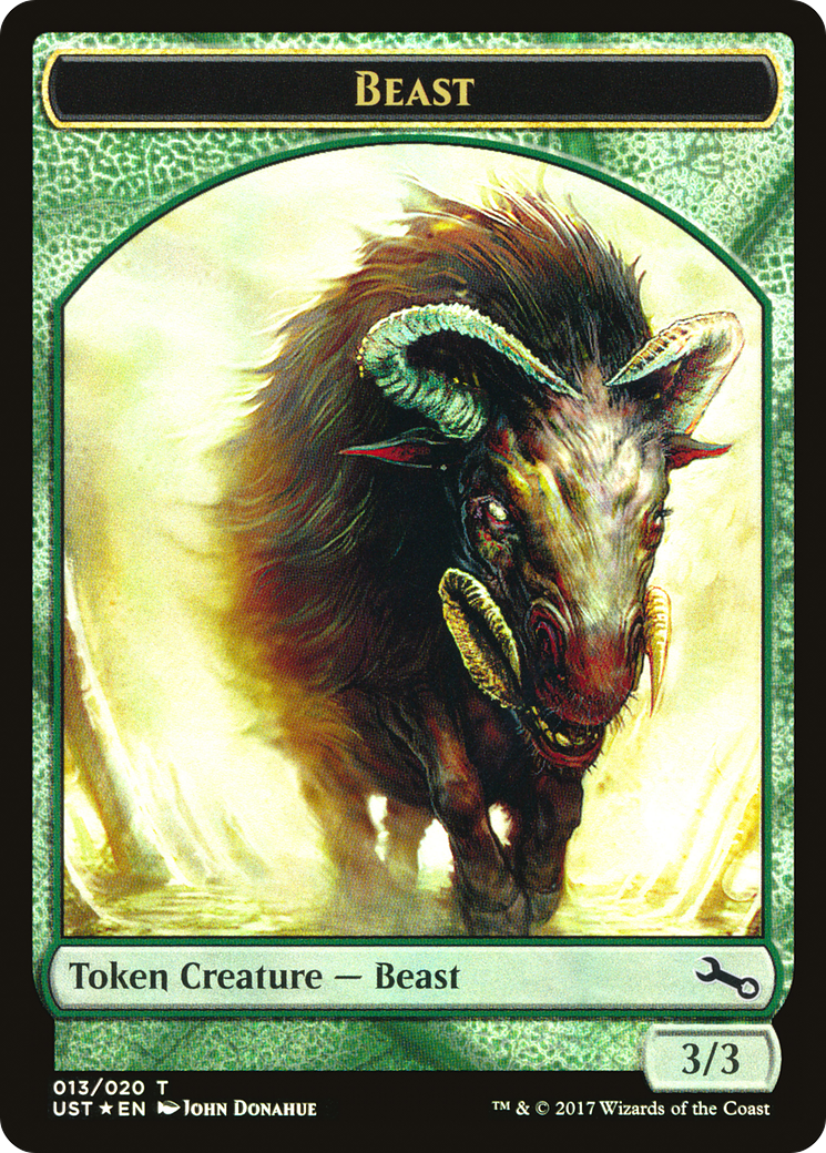 Beast // Beast Double-Sided Token [Unstable Tokens]-3