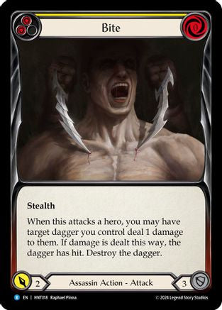 Bite (Yellow) [HNT018] (The Hunted)  Rainbow Foil-1