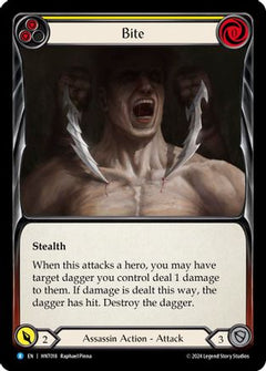 Bite (Yellow) [HNT018] (The Hunted)  Rainbow Foil-1