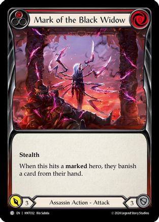Mark of the Black Widow (Red) [HNT032] (The Hunted)-1