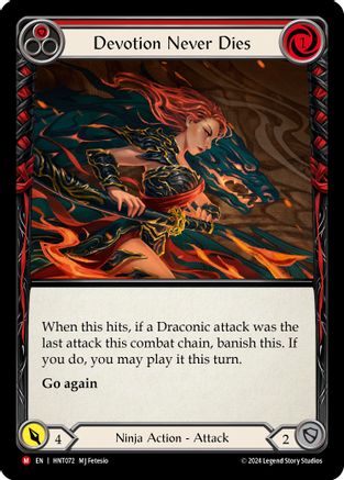 Devotion Never Dies [HNT072] (The Hunted)  Rainbow Foil-1