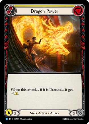 Dragon Power (Yellow) [HNT078] (The Hunted)-1