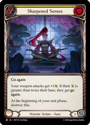Sharpened Senses [HNT118] (The Hunted)  Rainbow Foil-1