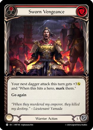 Sworn Vengeance (Red) [HNT140] (The Hunted)-1