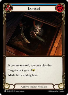 Exposed (Blue) [HNT237] (The Hunted)  Rainbow Foil-1