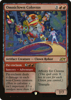 Omniclown Colossus // Pie-roclasm (Galaxy Foil) [Unfinity]-1