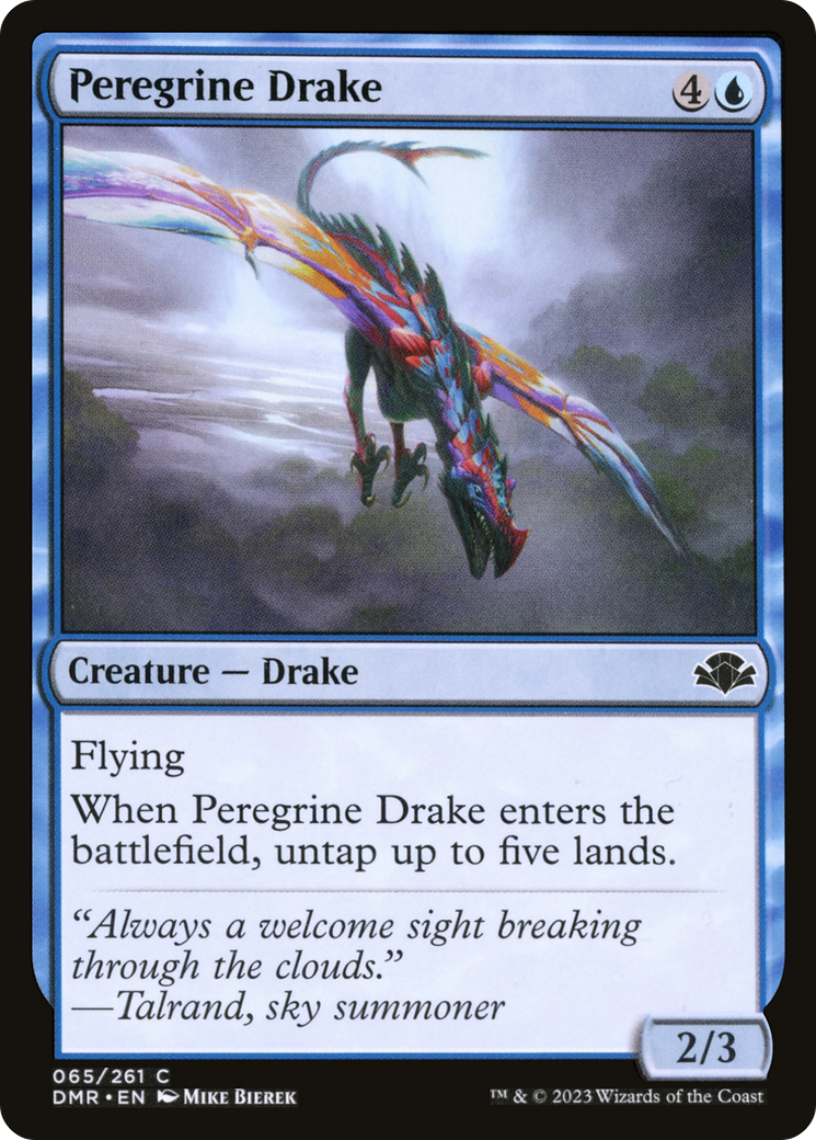 Peregrine Drake [Dominaria Remastered]-1