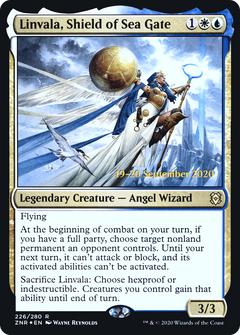 Linvala, Shield of Sea Gate [Zendikar Rising Prerelease Promos]-1