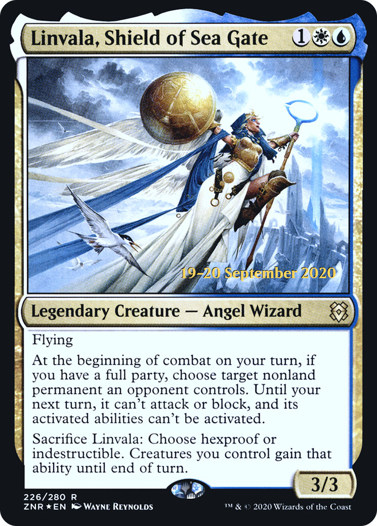 Linvala, Shield of Sea Gate [Zendikar Rising Prerelease Promos]-1