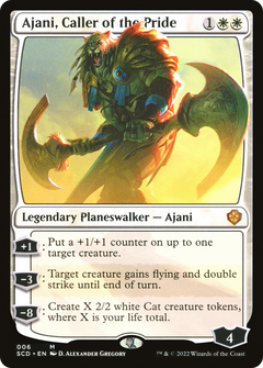 Ajani, Caller of the Pride [Starter Commander Decks]-1