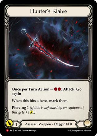 Hunter's Klaive [HNT009] (The Hunted)  Cold Foil-1