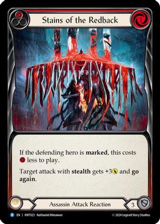 Stains of the Redback (Red) [HNT023] (The Hunted)-1