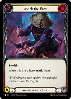 Mark the Prey (Yellow) [HNT039] (The Hunted)  Rainbow Foil-1