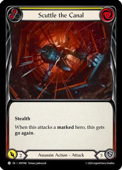 Scuttle the Canal (Yellow) [HNT048] (The Hunted)  Rainbow Foil-1