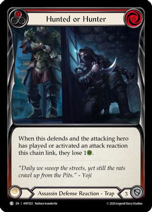 Hunted or Hunter (Red) [HNT052] (The Hunted)  Rainbow Foil-1