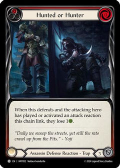 Hunted or Hunter (Red) [HNT052] (The Hunted)  Rainbow Foil-1