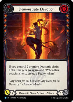 Demonstrate Devotion (Red) [HNT059] (The Hunted)  Rainbow Foil-1
