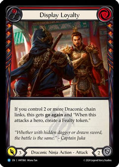 Display Loyalty (Red) [HNT060] (The Hunted)  Rainbow Foil-1