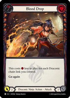 Blood Drop (Red) [HNT062] (The Hunted)  Rainbow Foil-1