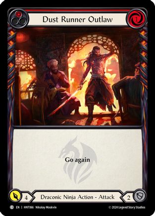 Dust Runner Outlaw (Red) [HNT066] (The Hunted)  Rainbow Foil-1