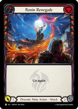 Ronin Renegade (Red) [HNT070] (The Hunted)  Rainbow Foil-1