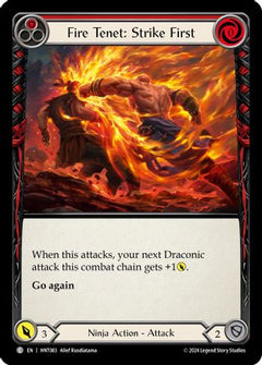 Fire Tenet: Strike First (Red) [HNT083] (The Hunted)-1
