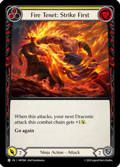 Fire Tenet: Strike First (Yellow) [HNT084] (The Hunted)  Rainbow Foil-1