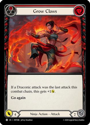 Grow Claws (Red) [HNT086] (The Hunted)-1