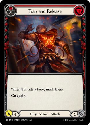 Trap and Release (Red) [HNT095] (The Hunted)  Rainbow Foil-1