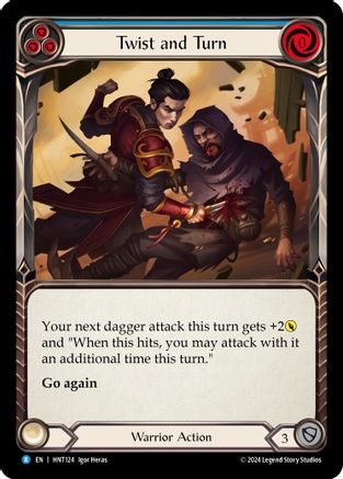 Twist and Turn (Blue) [HNT124] (The Hunted)  Rainbow Foil-1