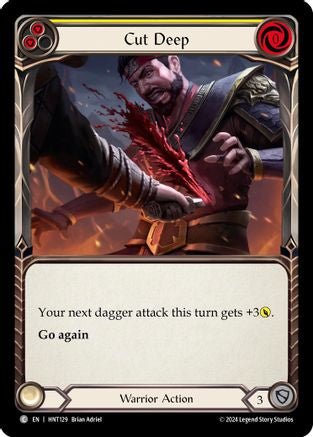 Cut Deep (Yellow) [HNT129] (The Hunted)  Rainbow Foil-1